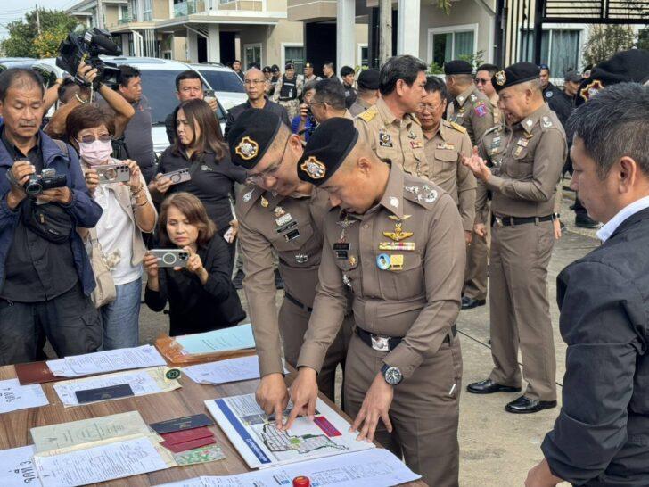 Opération policière majeure contre les prête-noms étrangers à Chiang Mai